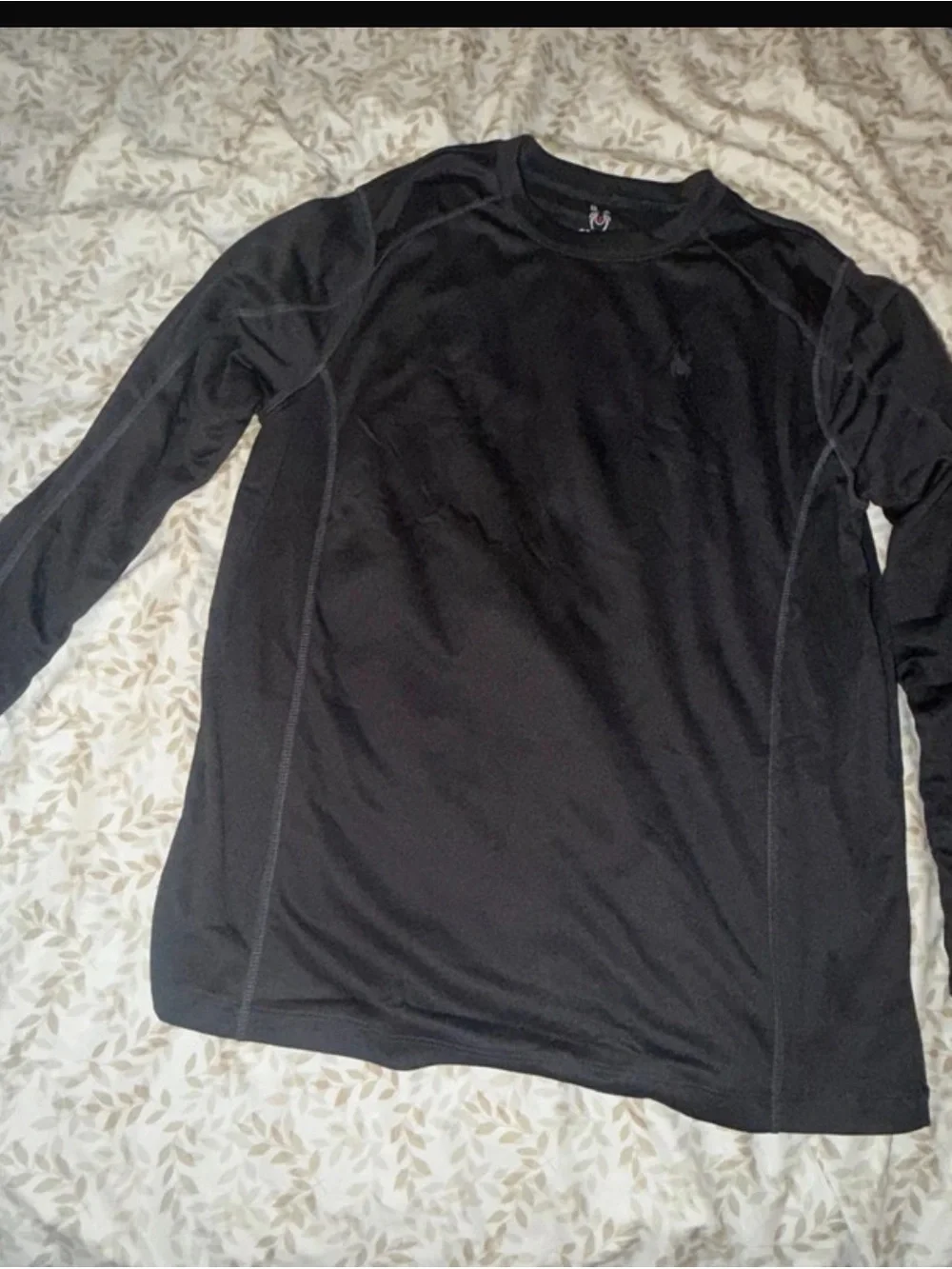 Spyder Black Top with Red Spider Logo